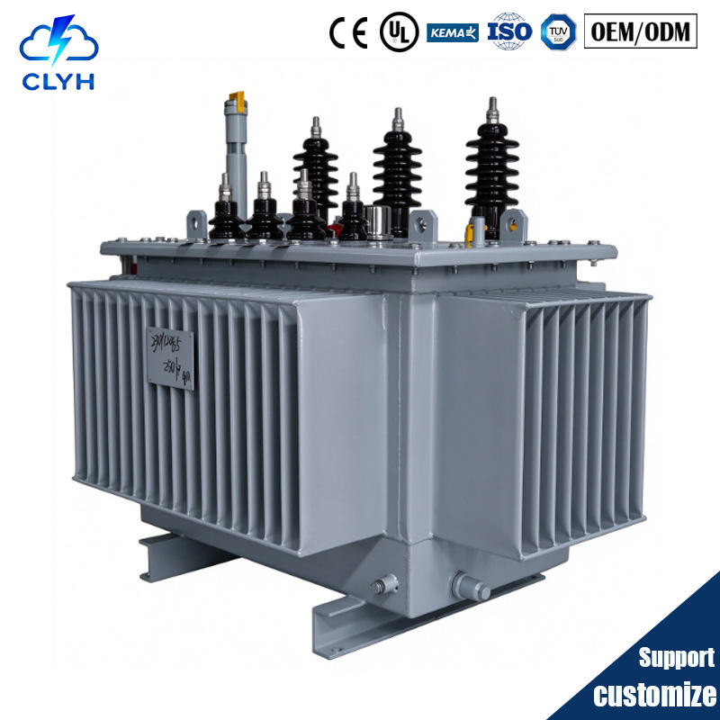 Oil-immersed three-phase distribution transformer, 6.6 kV class, ONAN cooling, copper winding